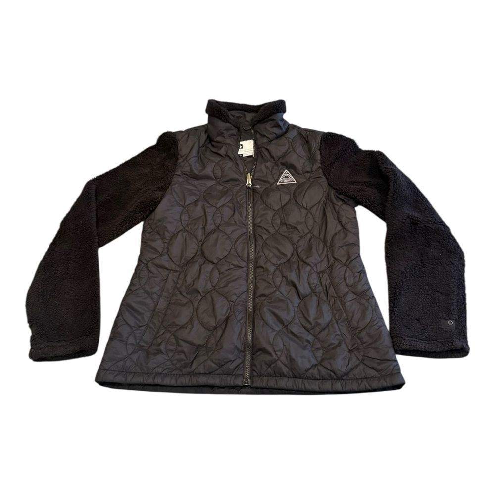 686 Black Quilted Liner Jacket with Logo Women's Medium